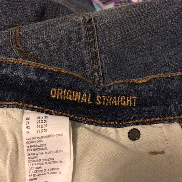 NWT Men’s American Eagle straight leg jeans - Picture 3 of 3